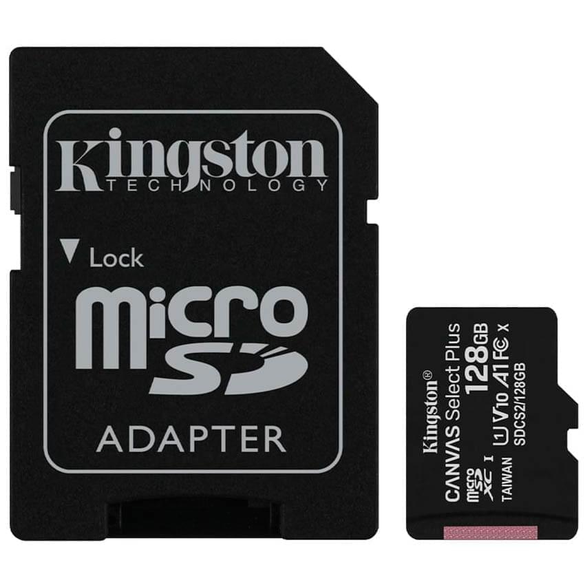 Micro Sd 128Gb Kingston Canvas Select Plus
